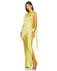 YELLOW THE LABEL - Nina Silk Dress - Lyst