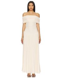 Lioness - Vestido Field Of Dreams En Color Ivory,Peach Talla En - Lyst