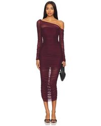 SER.O.YA - Midi-Kleid Chantae - Lyst