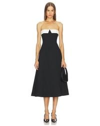 LOBA - Natalie Midi Dress - Lyst