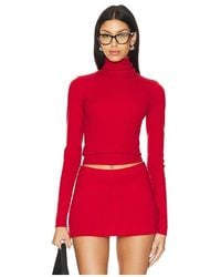 Frankie's Bikinis - Milo Cloud Knit Turtleneck Sweater - Lyst