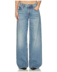 FRAME - X Alexandra Leclerc The Leo Low Rise Baggy Jean - Lyst