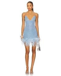 Oséree - Lumiere Plumage Short Dress - Lyst
