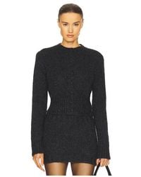 Helsa - Cárdigan Annabelle En Color Charcoal Talla (También En M, S) - Lyst