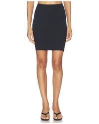 Hunza G - Crinkle Mini Skirt - Lyst