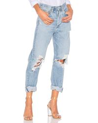 Agolde - Mid-Waist-Jeans im 90er-Look, lockere Passform - Lyst