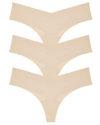 Commando - Invisible Rib Thong 3-Pack - Lyst