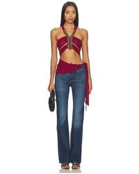 Jaded London - Mesh Wrap Top - Lyst