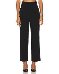 1.STATE - High Waisted Pleated Pant In Black. Size 2, 4, 6. - Lyst