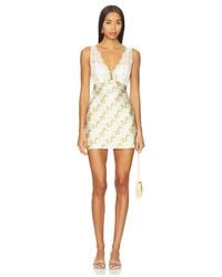 Free People - Countryside Printed Mini Dress - Lyst