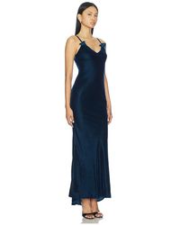 sachin and babi light blue dress Bebe Women's Rib Mock Neck Maxi Dress with Powermesh - Black