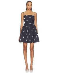 Susana Monaco - Polka Dot Tie Back Dress - Lyst