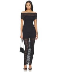 SER.O.YA - Noel Mesh Midi Dress - Lyst