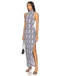 Norma Kamali - X Revolve Halter Turtle Side Slit Gown - Lyst