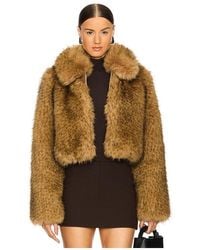 L'academie - Savoie Faux Fur Jacket - Lyst