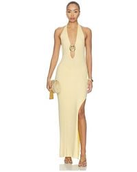 Runaway the Label - Lilabelle Halter Knit Maxi Dress - Lyst