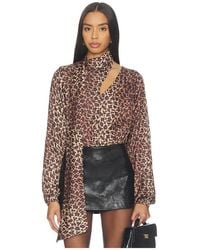 WeWoreWhat - X Revolve Wrap Neck Tie Top - Lyst