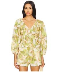 MISA Los Angles - Top Manga Larga Halia En Color Cream, Talla (También En S, Xl, Xs, Xxs) - Lyst