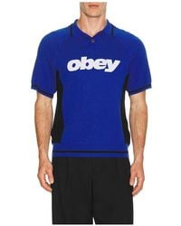 Obey - PULL POLO SPORT en Royal - Lyst
