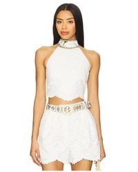 CAMILLA - Halter Tie Back Top - Lyst