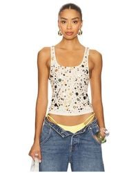 Jaded London - Sequin Ribbed Vest Top - Lyst