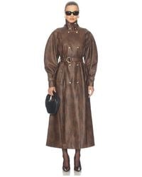 Bardot - Milana Faux Leather Trench - Lyst