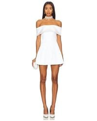 Lovers + Friends - Off-Shoulder Satin Mini Dress - Lyst