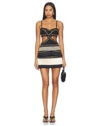 PATBO - Rita Fringe Cut-Out Short Dress - Lyst