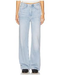 Rag & Bone - Featherweight Logan Mid Rise Wide Leg Jeans - Lyst