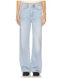 Rag & Bone - Featherweight Logan Mid Rise Wide Leg Jeans - Lyst