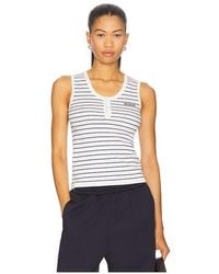 we11done - Knit Tank Top en White - Lyst
