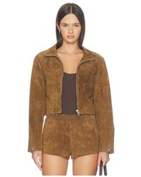 Blank NYC - Suede Moto Jacket - Lyst