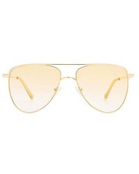 Le Specs - LUNETTES DE SOLEIL THE DUKE en Metallic Gold. - Lyst