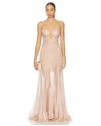 Maria Lucia Hohan - Vestido Largo Diana En Color Rubor Talla (También En 40/8) - Lyst