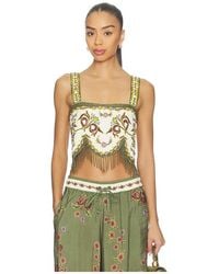 Agua Bendita - Aida Crop Top - Lyst