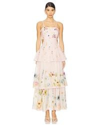 La Fuori - Garden Gala Tier Dress - Lyst
