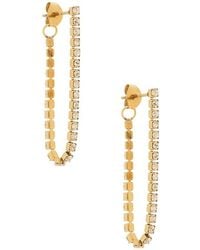 petit moments - Tennis Drop Earrings - Lyst