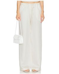 SABLYN - Pantalón Pierna Recta Gemma En Color Crema Talla (También En S) - Lyst