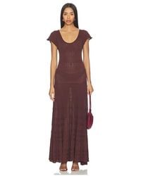 Solid & Striped - ROBE BELLE en Brown - Lyst