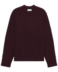 Saturdays NYC - Nico Cable Knit Sweater - Lyst