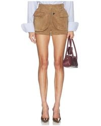 Monse - Deconstructed Suede Short - Lyst