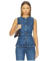 ICON DENIM - Lola Denim Vest - Lyst