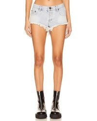 One Teaspoon - Shorts de mezclilla de cintura baja bonitas - Lyst