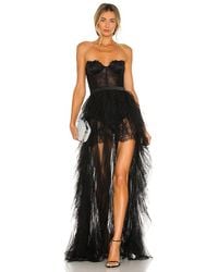 For Love & Lemons - Vestido Largo En Color Negro Talla (También En M, S, Xl, Xs) - Lyst