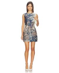 Courtney Zheng - Denim Mini Dress - Lyst