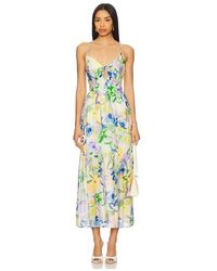 MINKPINK - Fable Tie Midi Dress - Lyst