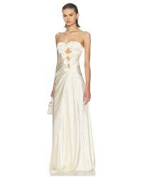 the lotta dress in cream helsa The lotta dress in creamclean, sculpted, and timeless