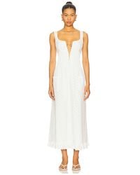 Mirror Palais - Vestido Calado Pin Tuck En Color Blanco Talla (También En M, S) - Lyst