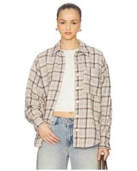 Free People - X We The Free Ashley Plaid Shirt - Lyst