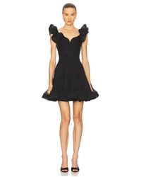 Zimmermann - Pleated Frill Mini Dress - Lyst